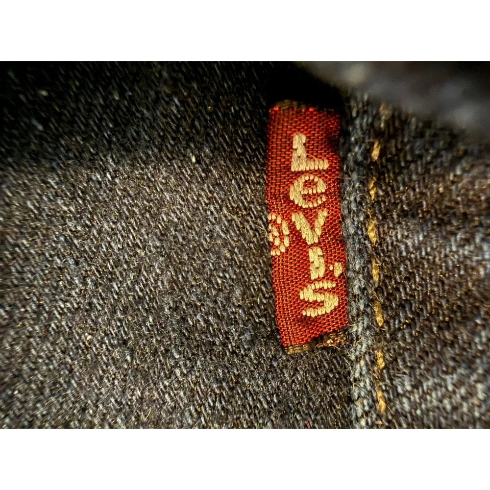 Levi's Demi Curve Bootcut Skinny Jeans Womens 32 Dark Wash Red Tab Low Rise
